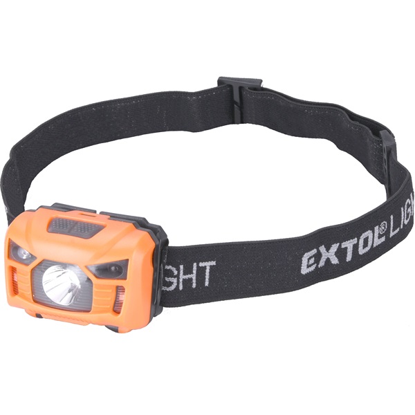 LED FEJLÁMPA, 3 W ,CREE XPL, 100 LUMEN, IR SZENZOR